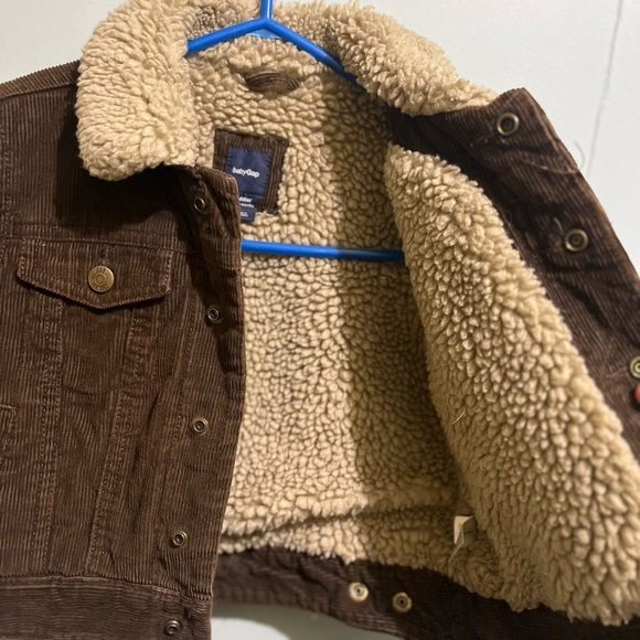 Baby Gap Toddler Corduroy Sherpa Jacket Size 18-24 Months - Picture 4 of 5